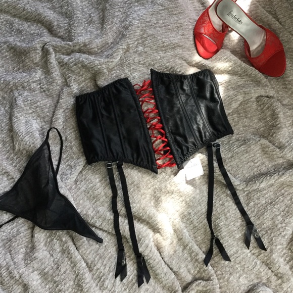 NWT Frederick's Waist Cincher w. Garters SZ M/L - Picture 3 of 10